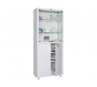 Медицинский шкаф двухстворчатый HILFE МД 2 1670/SG
